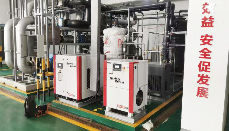 食品行業應用格南登福空壓機